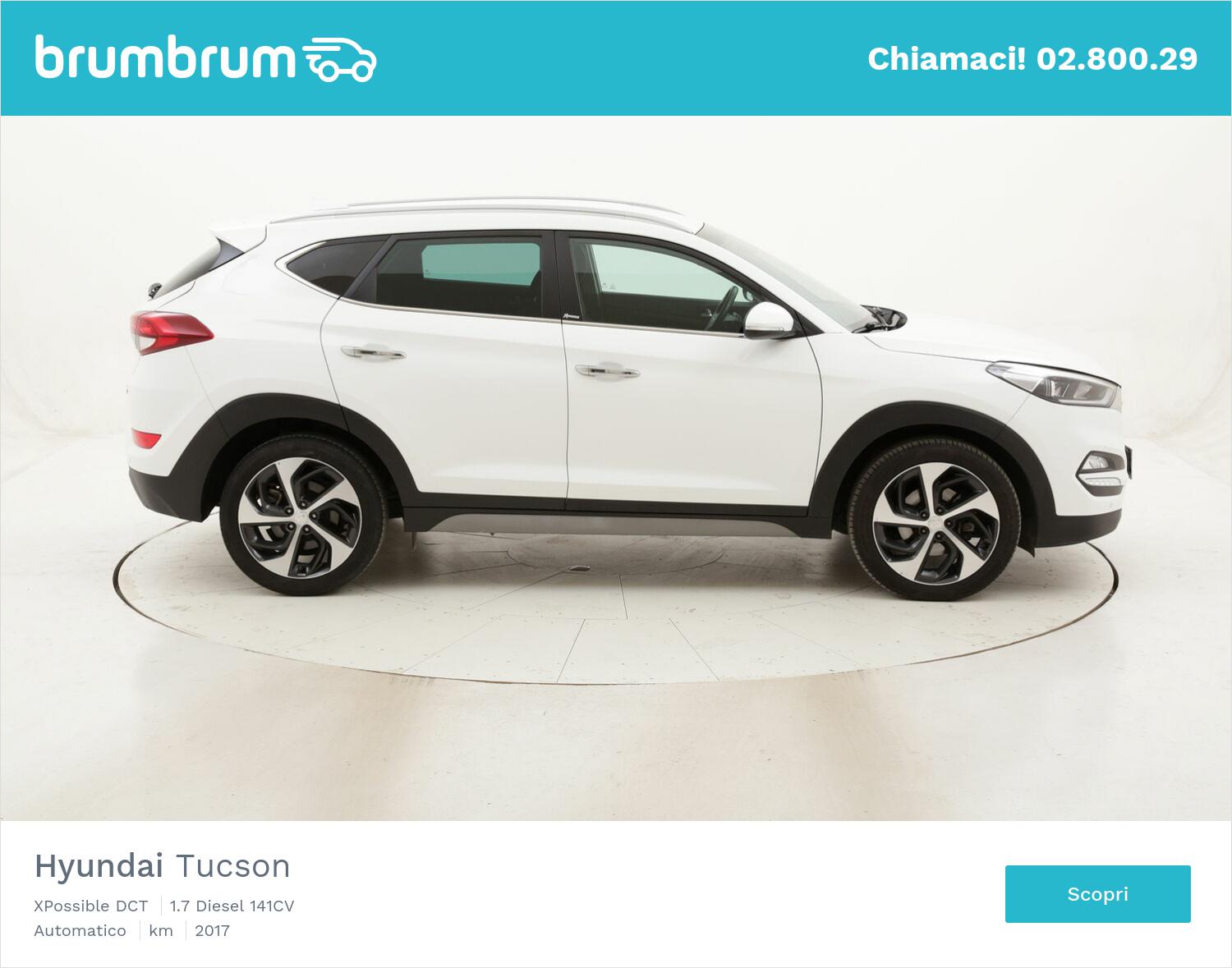 Hyundai Tucson XPossible DCT usata del 2017 con 49.636 km | brumbrum