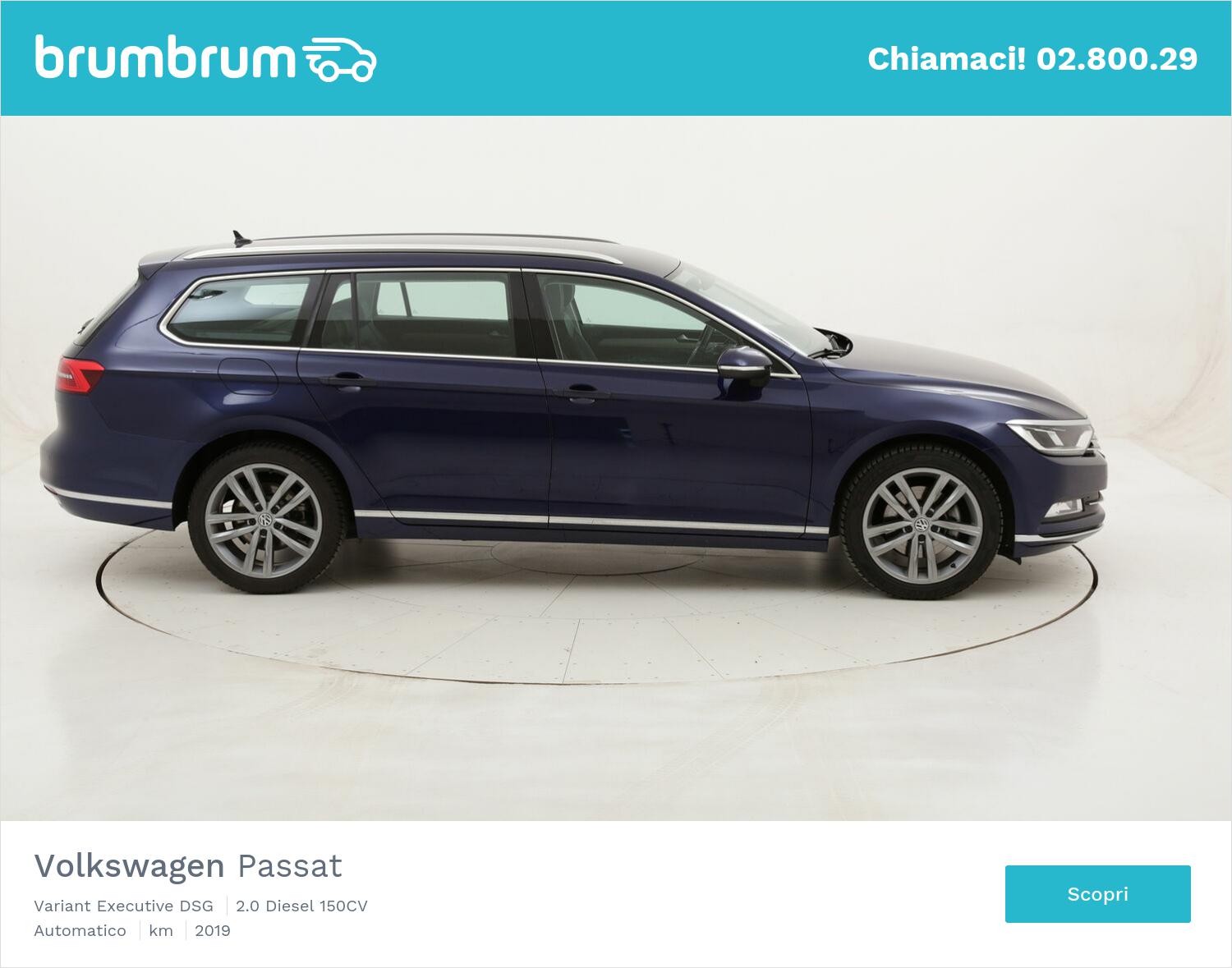 Volkswagen Passat Variant Executive DSG usata del 2019 con 51.535 km | brumbrum