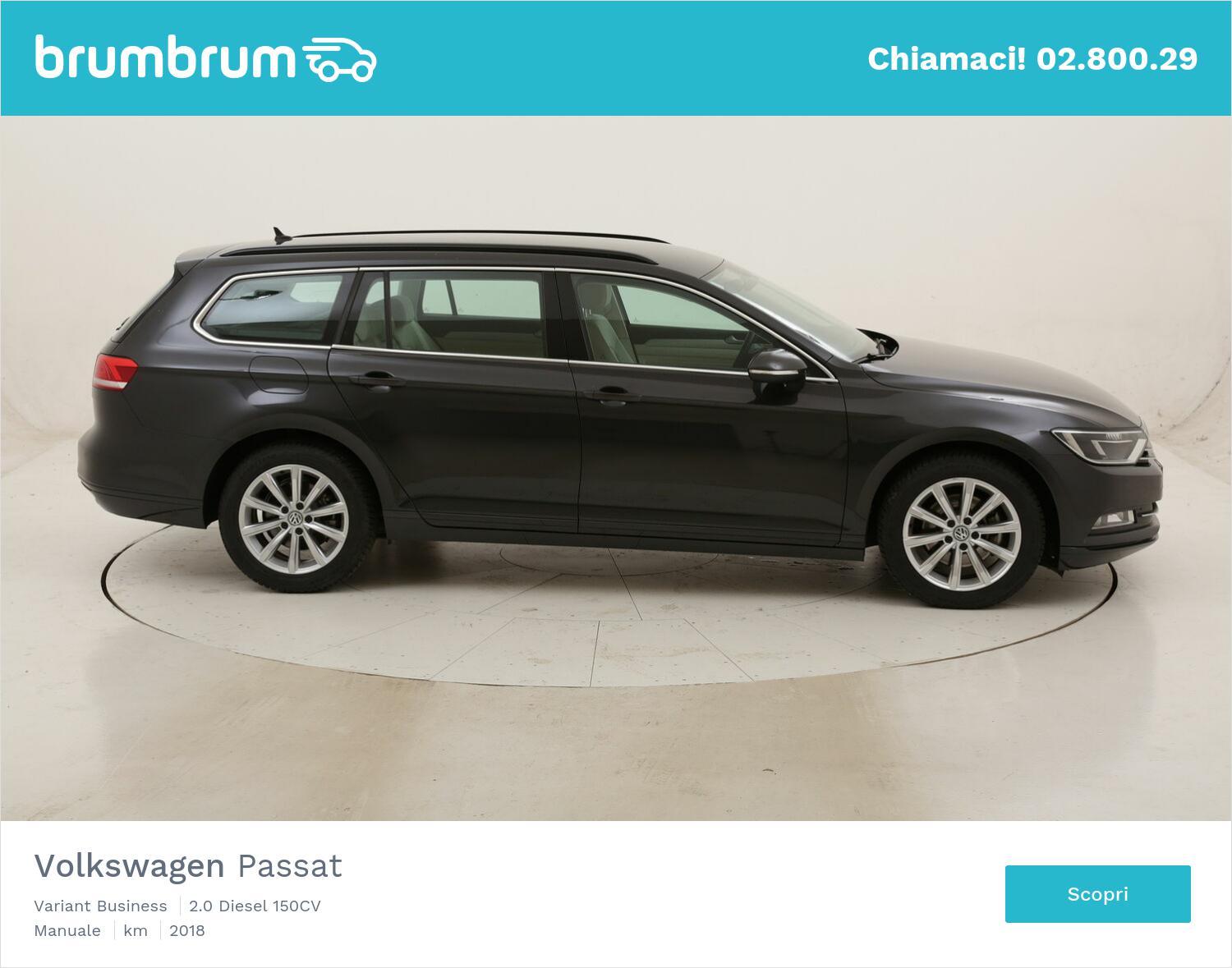Volkswagen Passat Variant Business usata del 2018 con 94.949 km | brumbrum