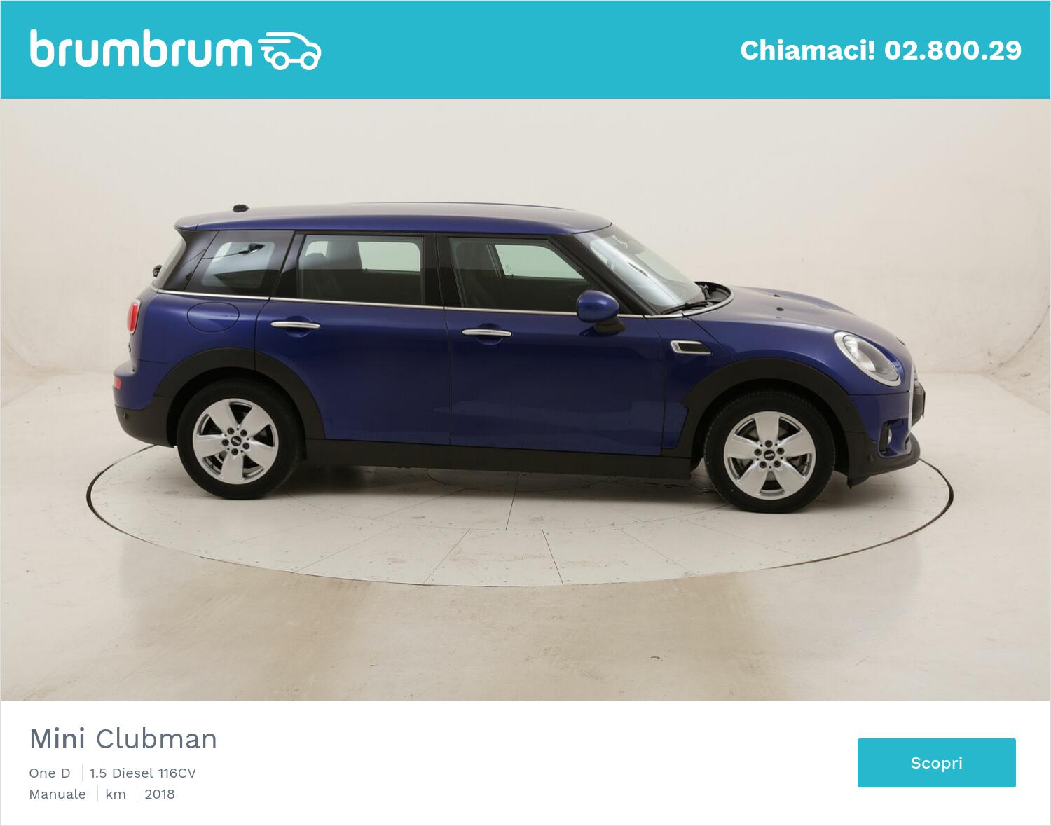 Mini Clubman One D usata del 2018 con 54.688 km | brumbrum