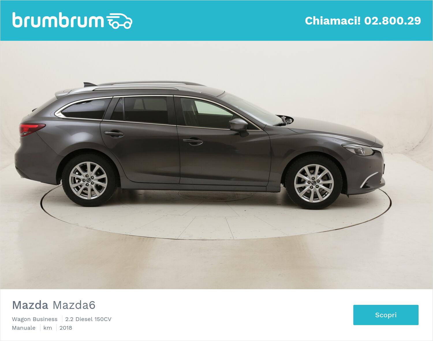 Mazda Mazda6 Wagon Business usata del 2018 con 88.485 km | brumbrum