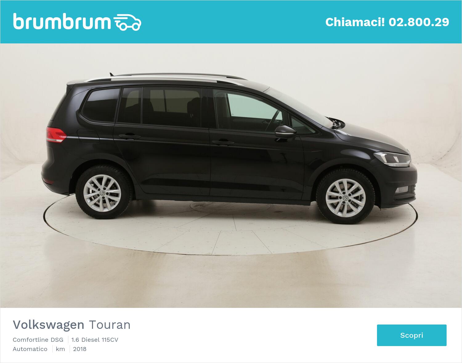 Volkswagen Touran Comfortline DSG usata del 2018 con 42.798 km | brumbrum