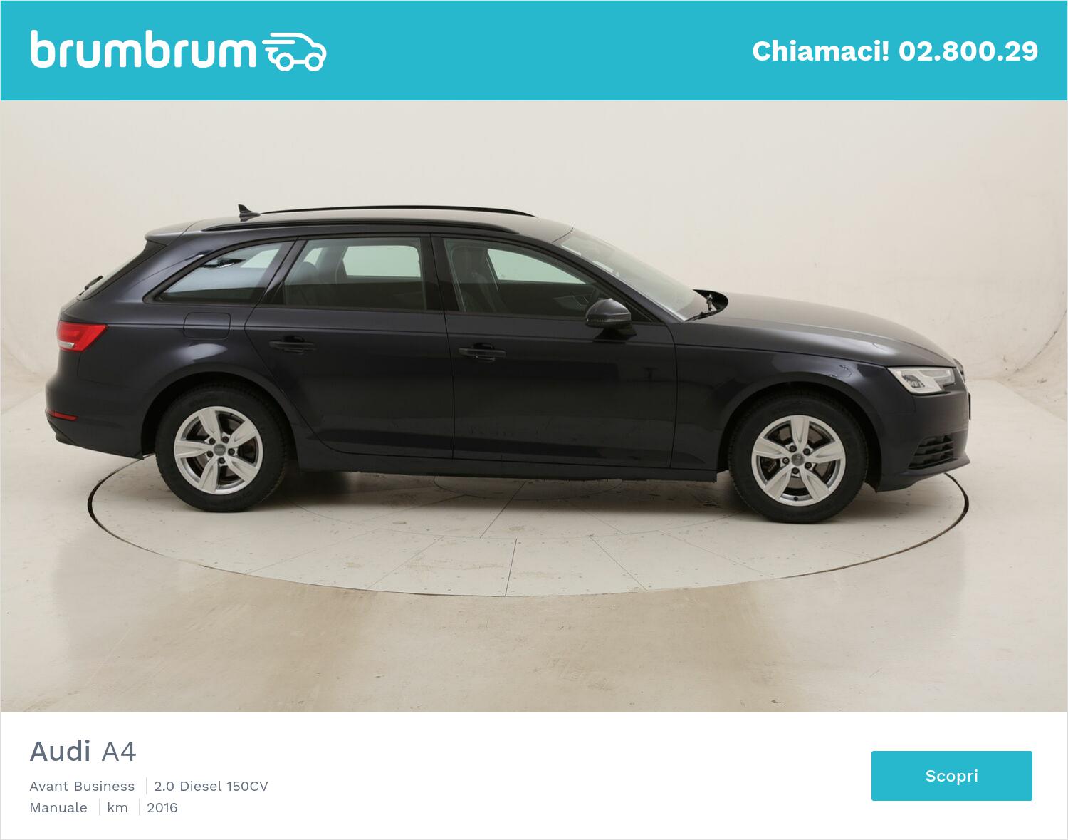 Audi A4 Avant Business usata del 2016 con 39.526 km | brumbrum