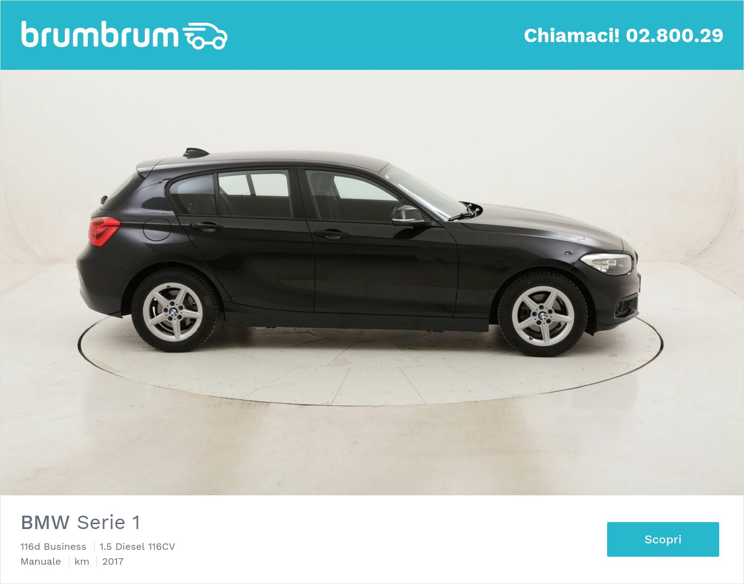 BMW Serie 1 116d Business usata del 2017 con 78.643 km | brumbrum
