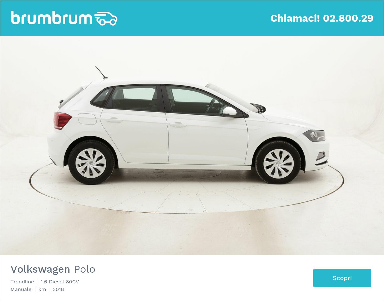 Volkswagen Polo Trendline usata del 2018 con 40.704 km | brumbrum