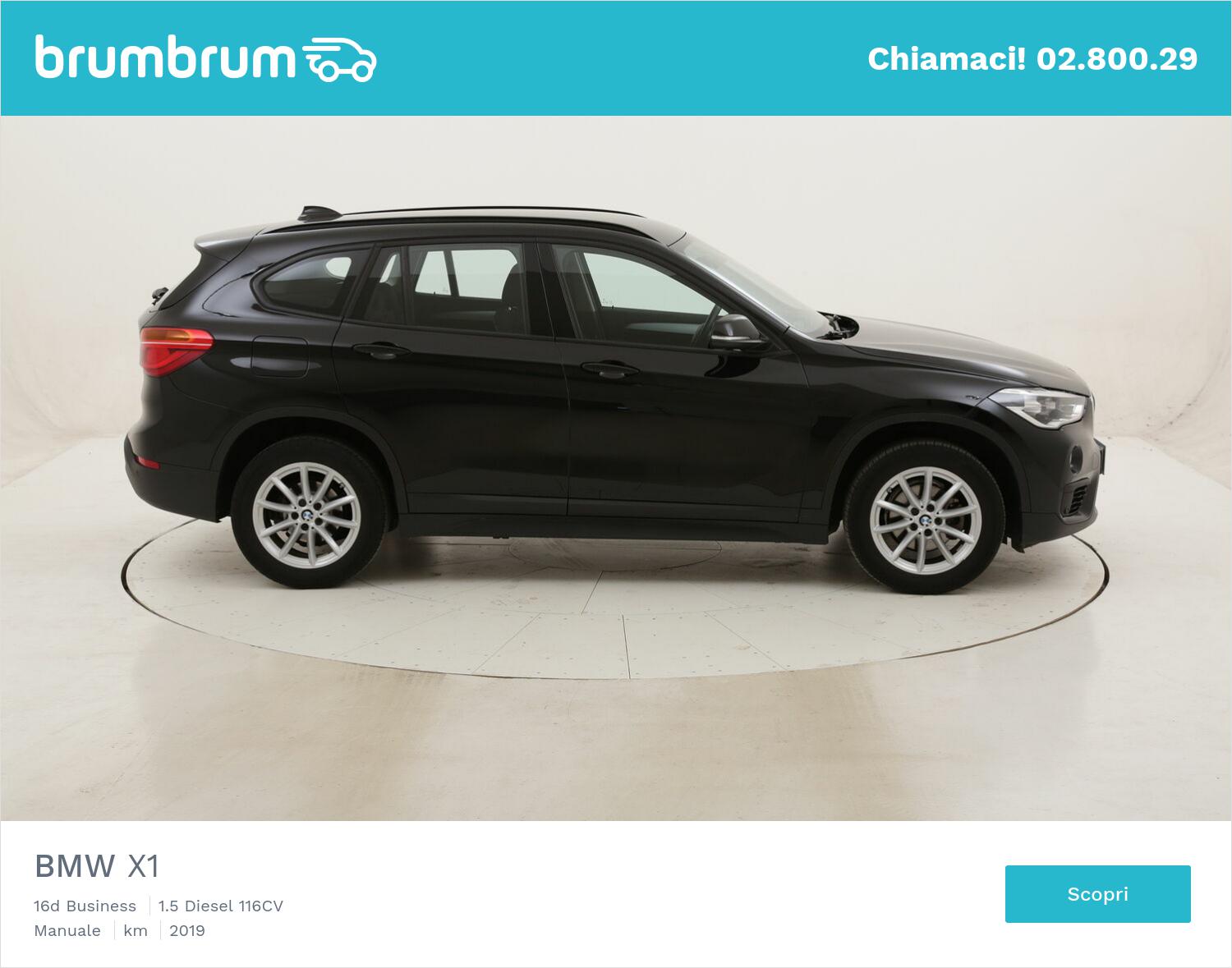 BMW X1 16d Business usata del 2019 con 33.094 km | brumbrum