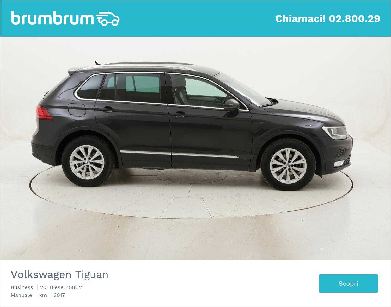 Volkswagen Tiguan Business usata del 2017 con 52.653 km | brumbrum