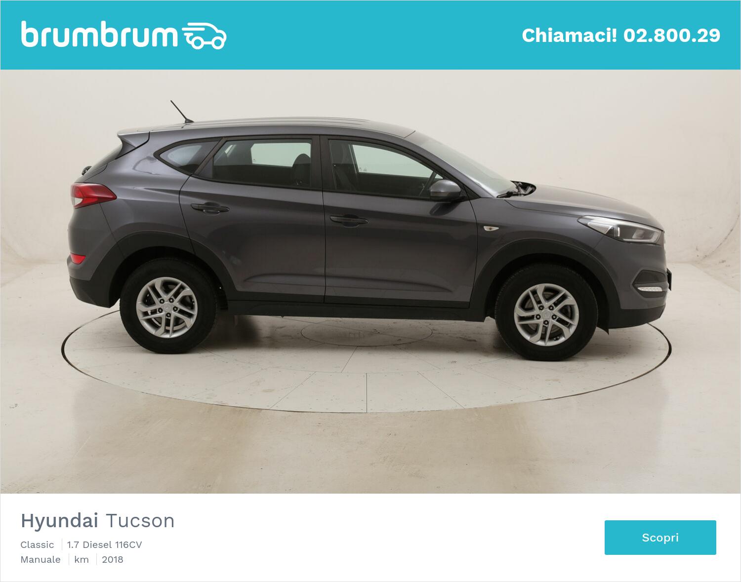 Hyundai Tucson Classic usata del 2018 con 66.586 km | brumbrum