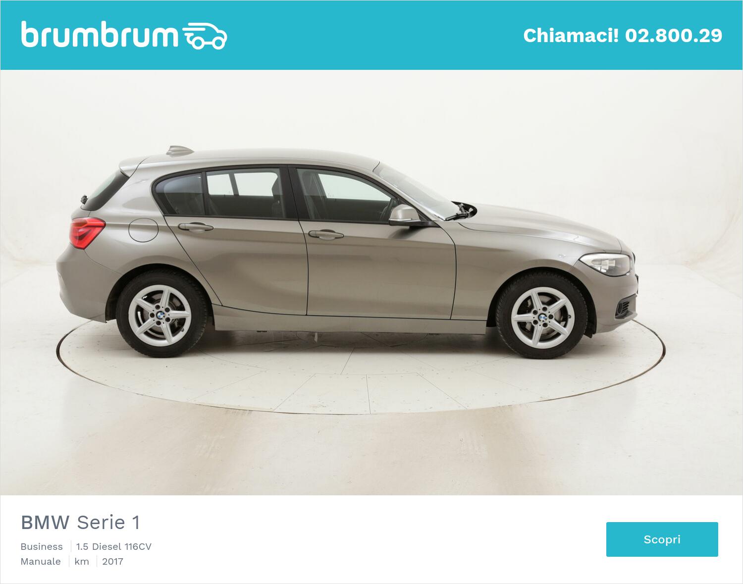 BMW Serie 1 Business usata del 2017 con 41.841 km | brumbrum
