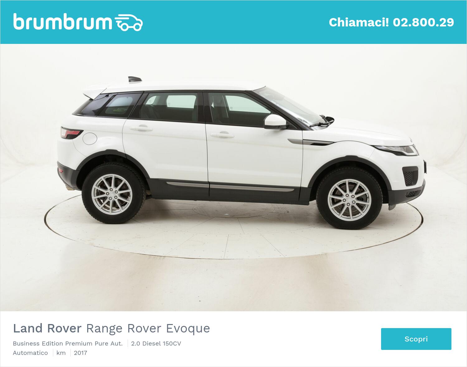Land Rover Range Rover Evoque Business Edition Premium Pure Aut. usata del 2017 con 37.773 km | brumbrum