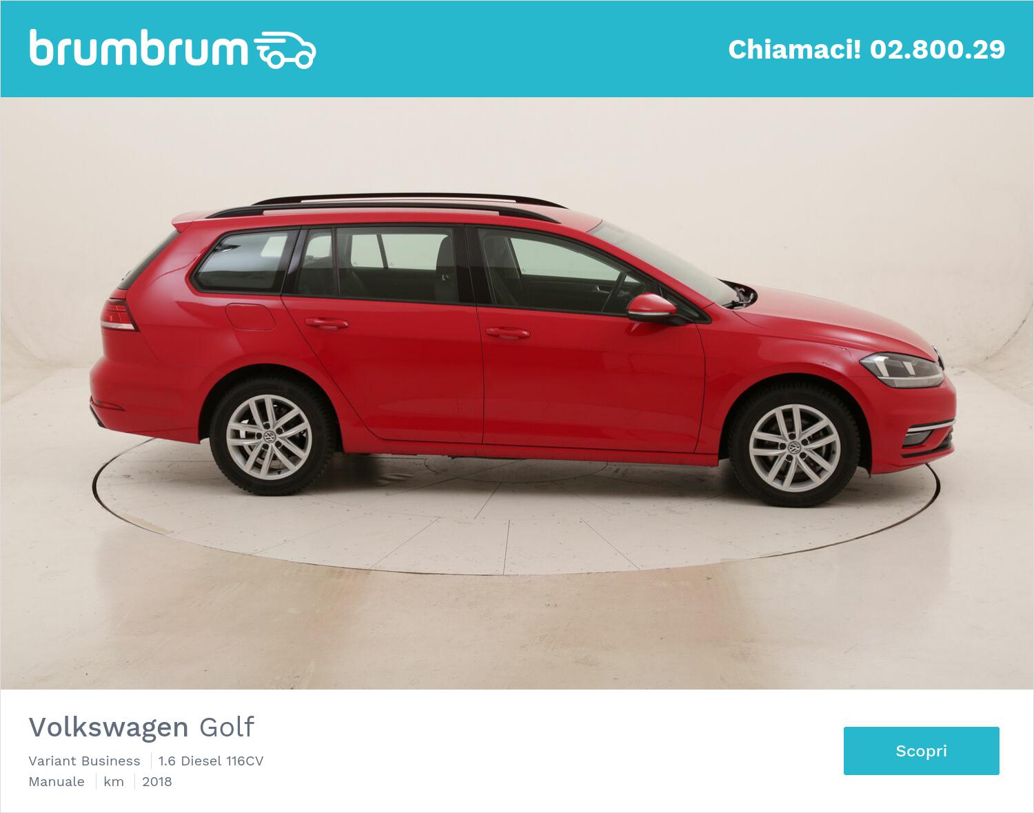 Volkswagen Golf Variant Business usata del 2018 con 82.214 km | brumbrum