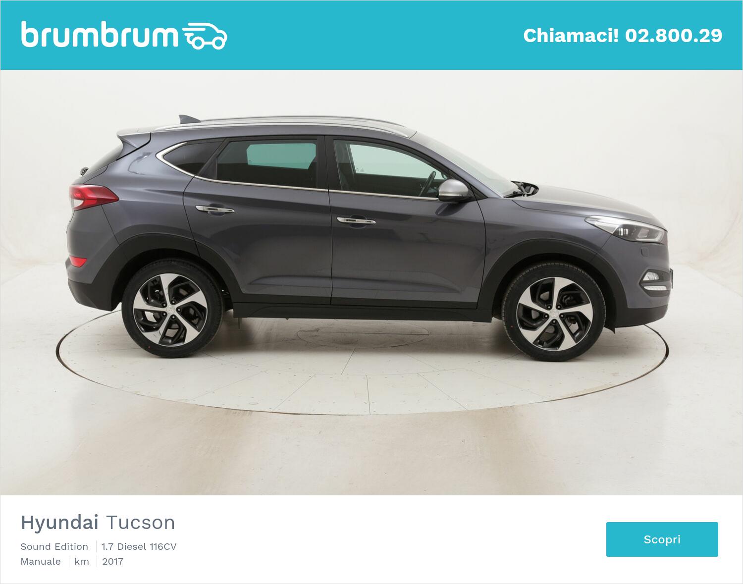 Hyundai Tucson Sound Edition usata del 2017 con 76.512 km | brumbrum