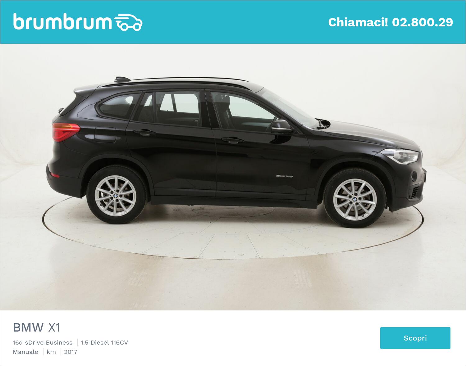 BMW X1 16d sDrive Business usata del 2017 con 29.337 km | brumbrum