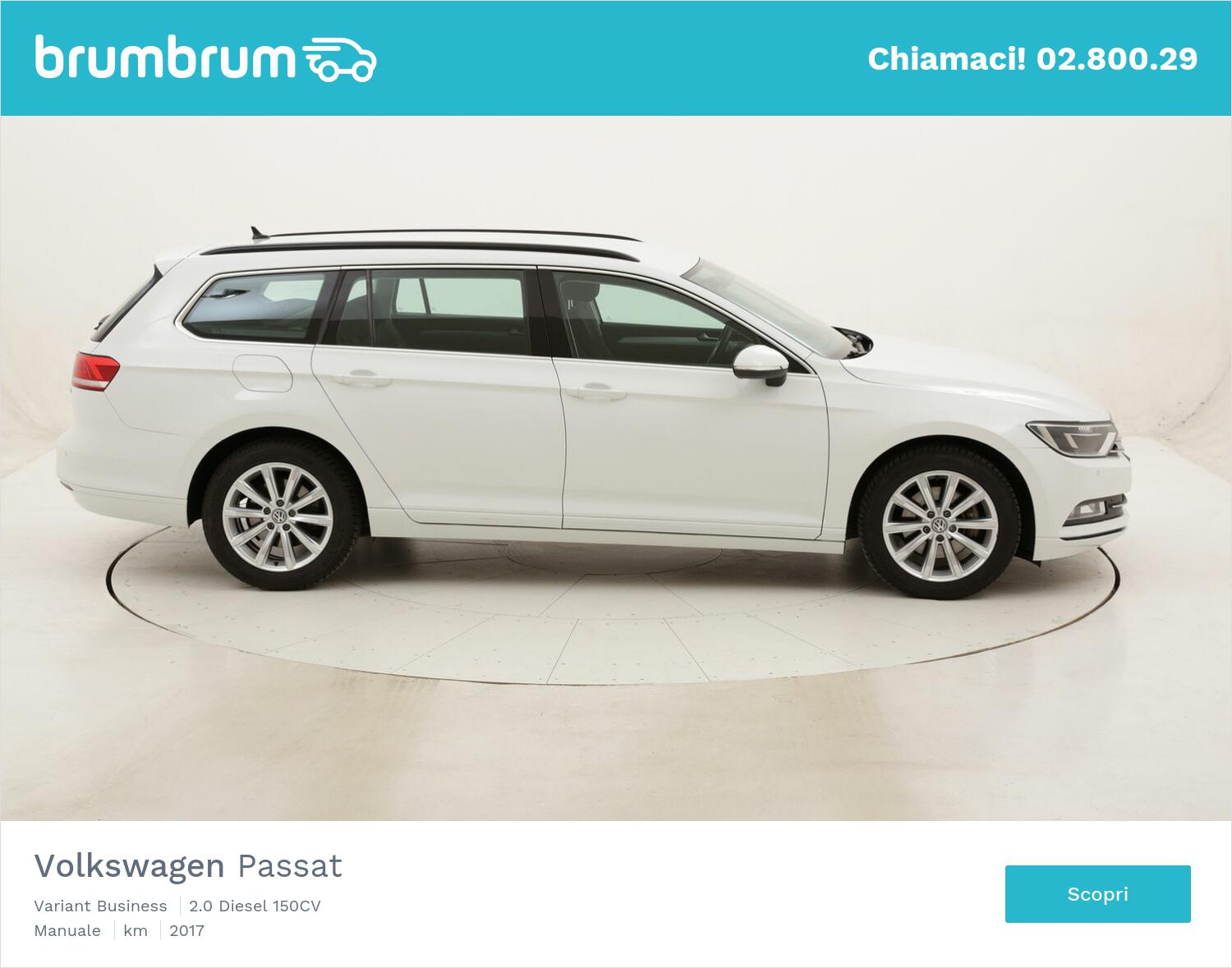 Volkswagen Passat Variant Business usata del 2017 con 142.409 km | brumbrum
