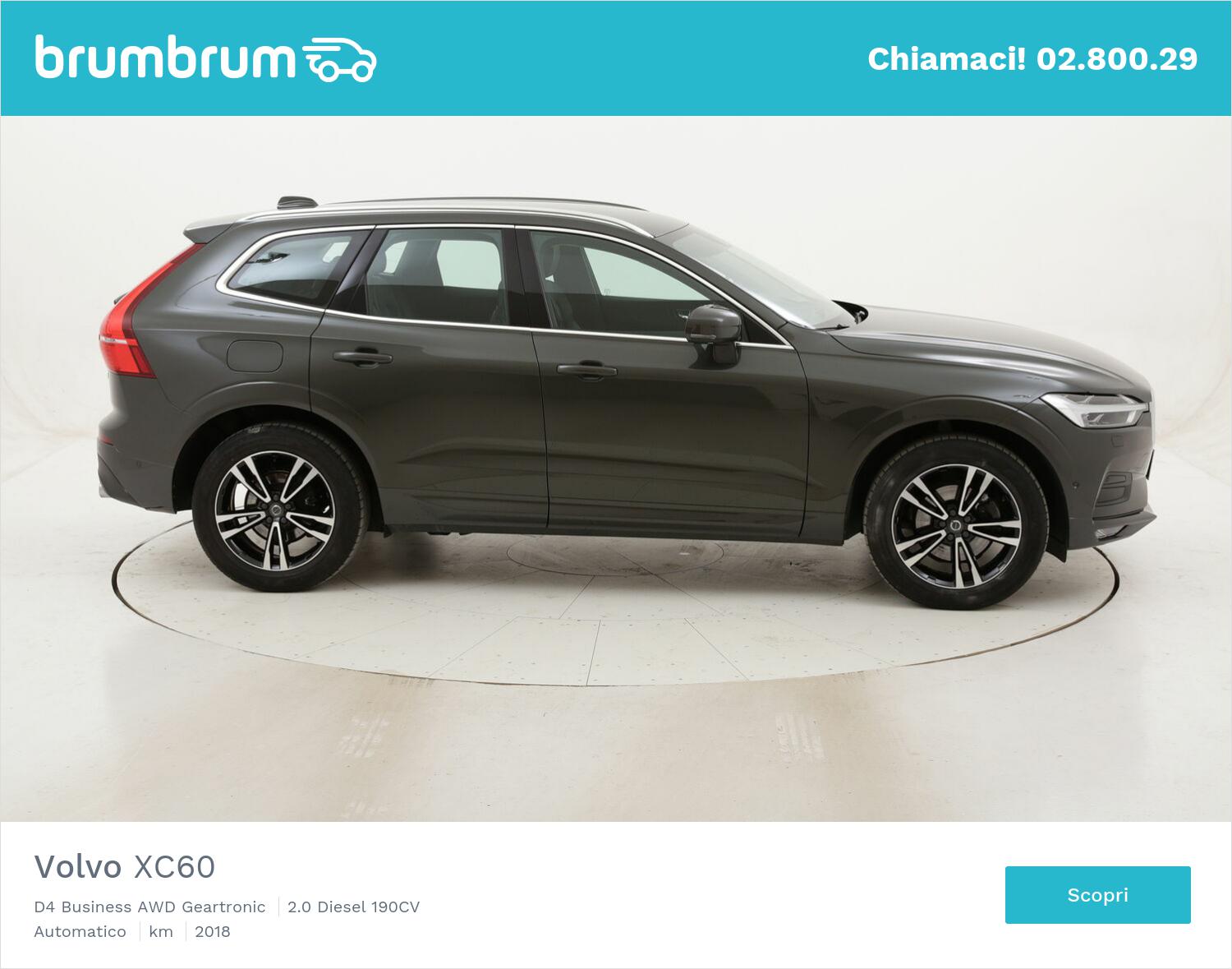 Volvo XC60 D4 Business AWD Geartronic usata del 2018 con 68.506 km | brumbrum