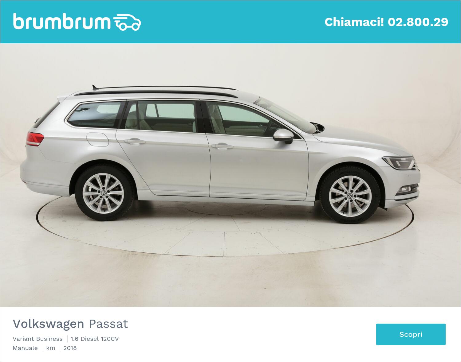 Volkswagen Passat Variant Business usata del 2018 con 128.566 km | brumbrum