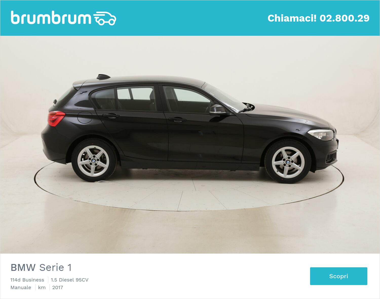 BMW Serie 1 114d Business usata del 2017 con 101.760 km | brumbrum