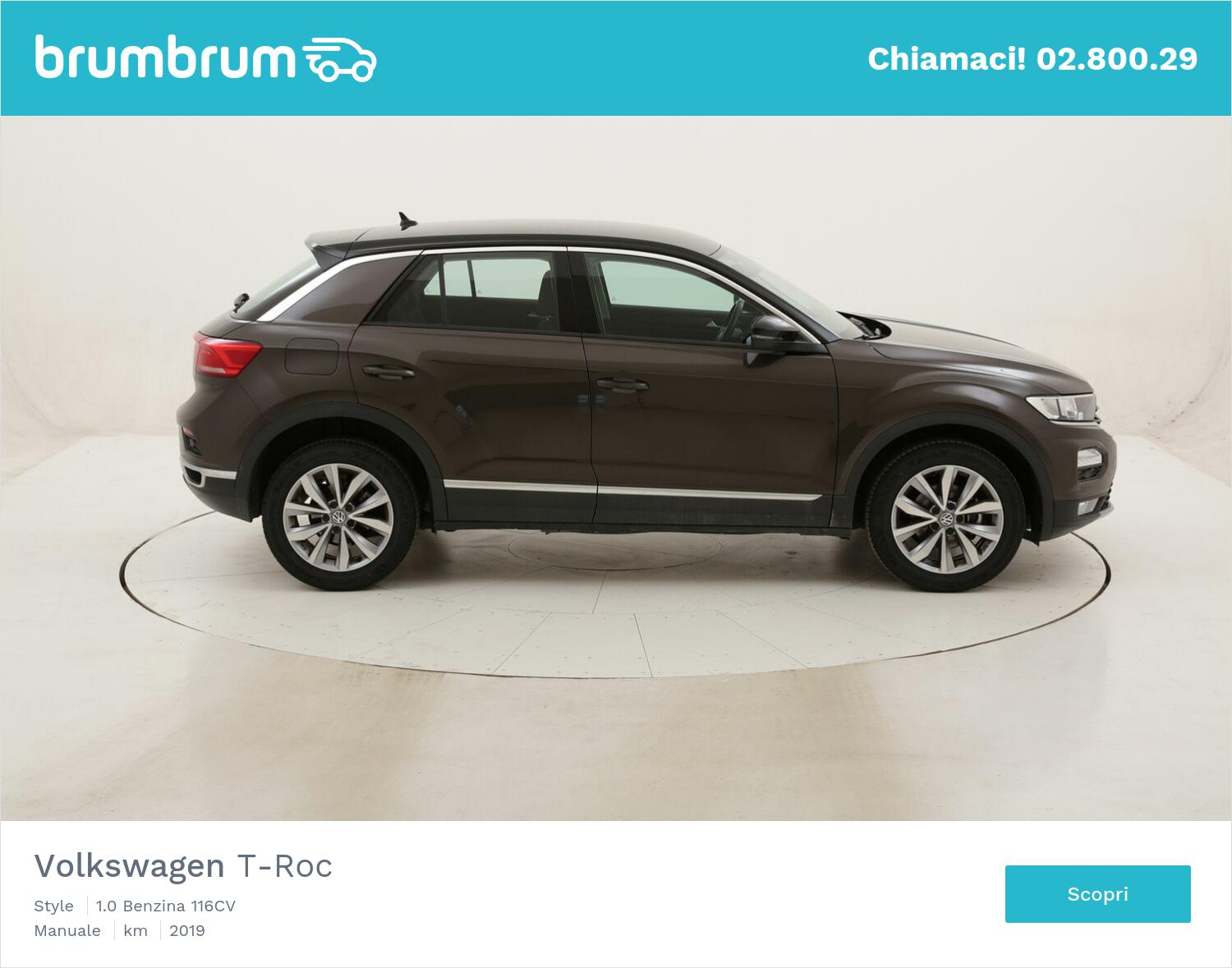 Volkswagen T-Roc Style usata del 2019 con 52.263 km | brumbrum
