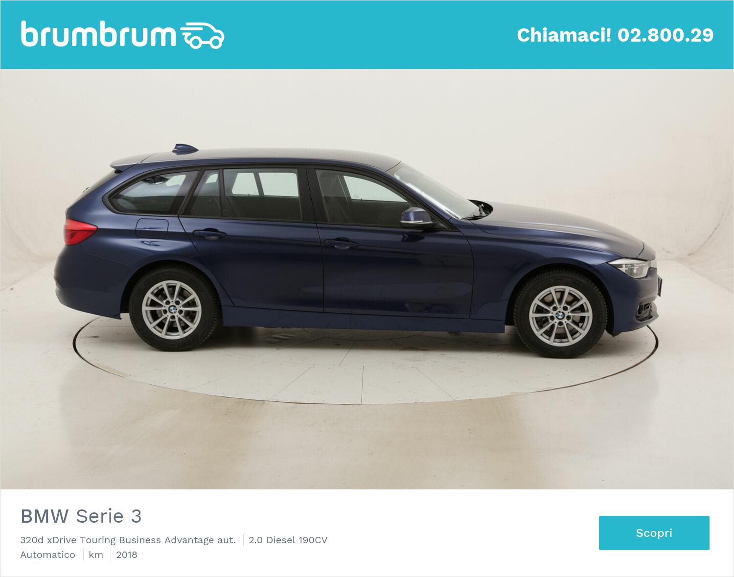 BMW Serie 3 320d xDrive Touring Business Advantage aut. usata del 2018 con 71.207 km | brumbrum