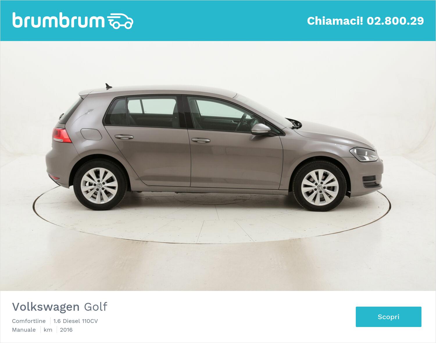 Volkswagen Golf Comfortline usata del 2016 con 64.011 km | brumbrum