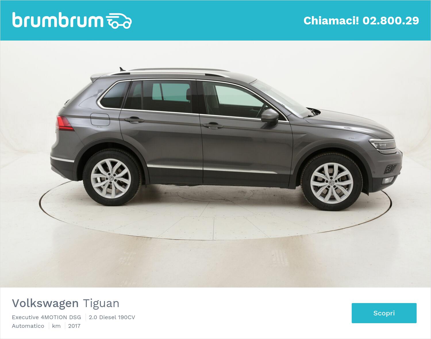 Volkswagen Tiguan Executive 4MOTION DSG usata del 2017 con 79.122 km | brumbrum