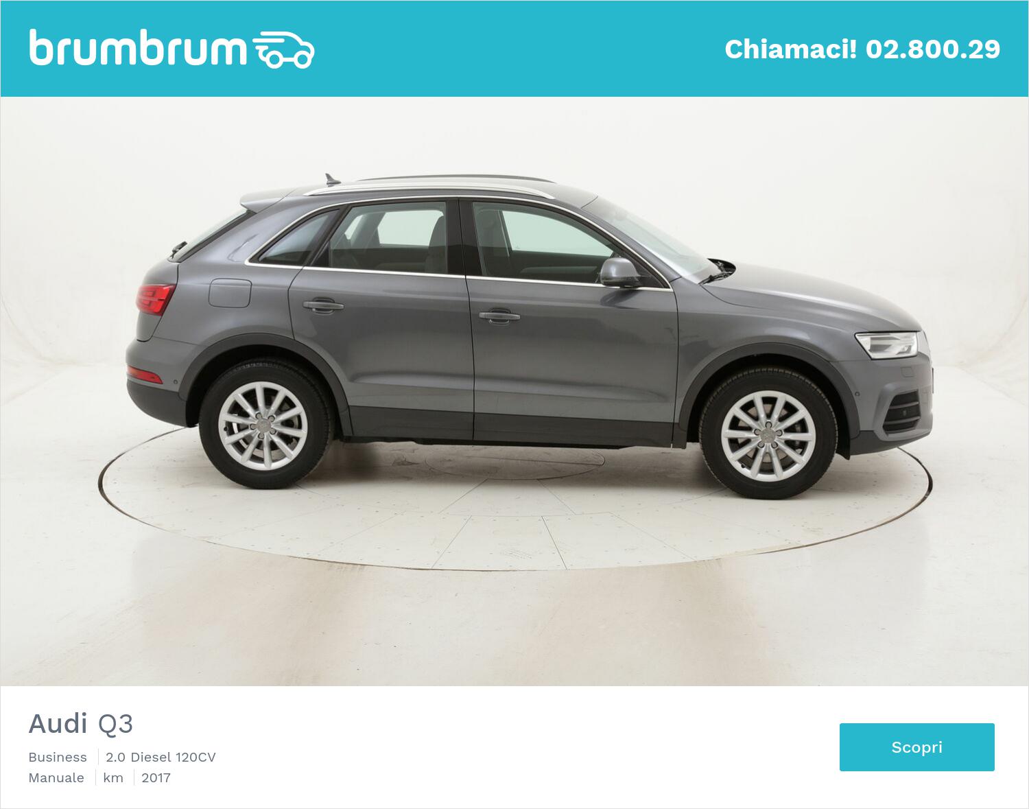 Audi Q3 Business usata del 2017 con 51.504 km | brumbrum