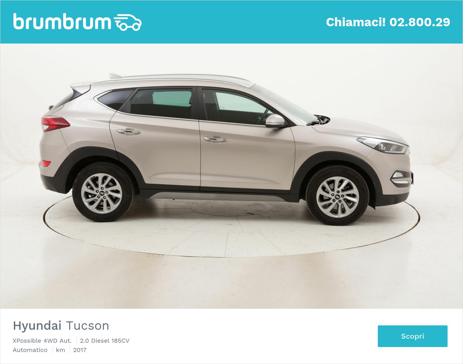 Hyundai Tucson XPossible 4WD Aut. usata del 2017 con 79.343 km | brumbrum