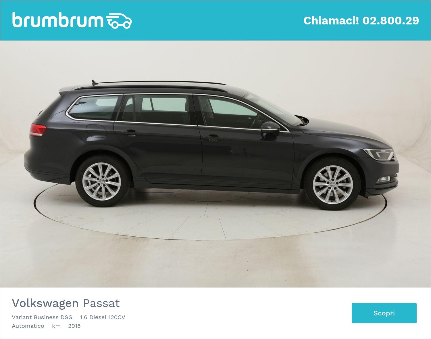 Volkswagen Passat Variant Business DSG usata del 2018 con 65.573 km | brumbrum