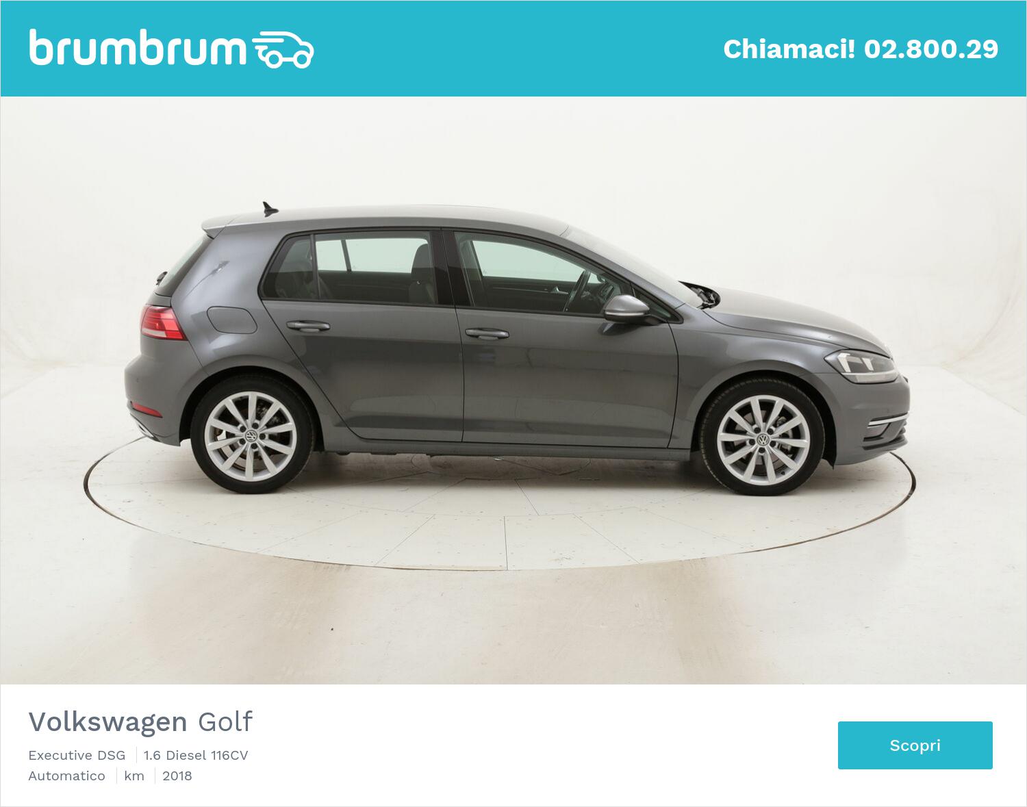 Volkswagen Golf Executive DSG usata del 2018 con 89.544 km | brumbrum