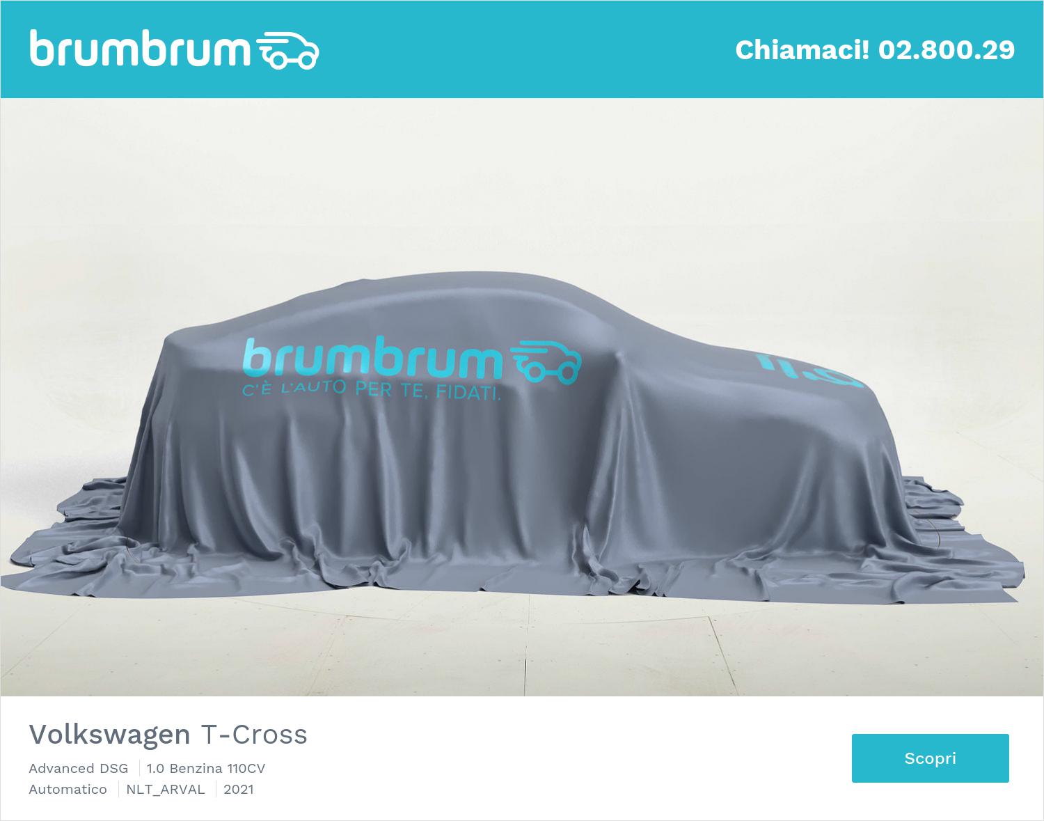 Noleggio lungo termine Volkswagen T-Cross | brumbrum