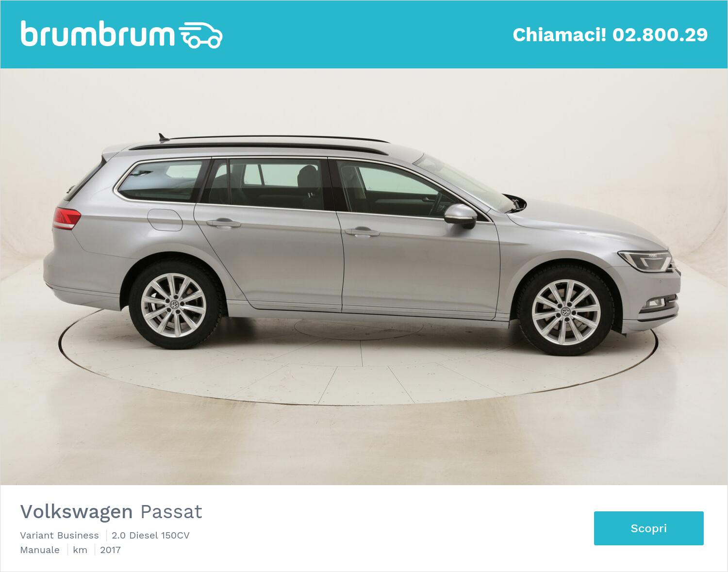 Volkswagen Passat Variant Business usata del 2017 con 59.720 km | brumbrum