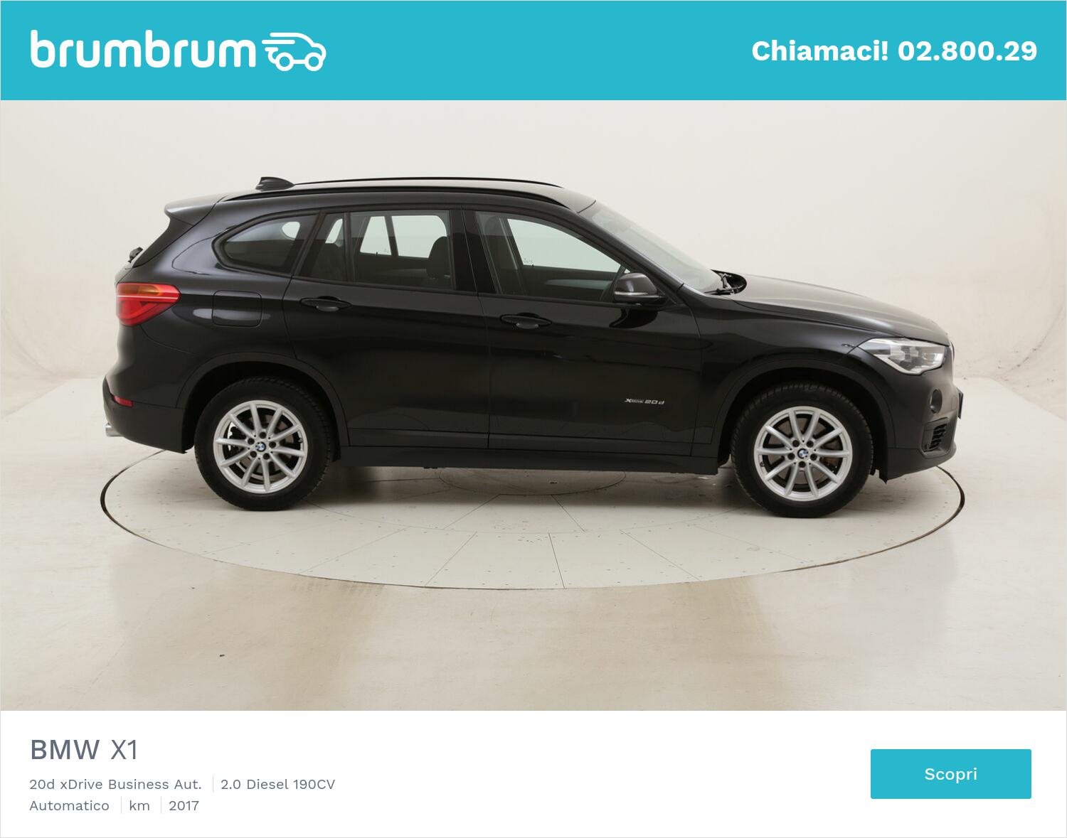 BMW X1 20d xDrive Business Aut. usata del 2017 con 86.307 km | brumbrum