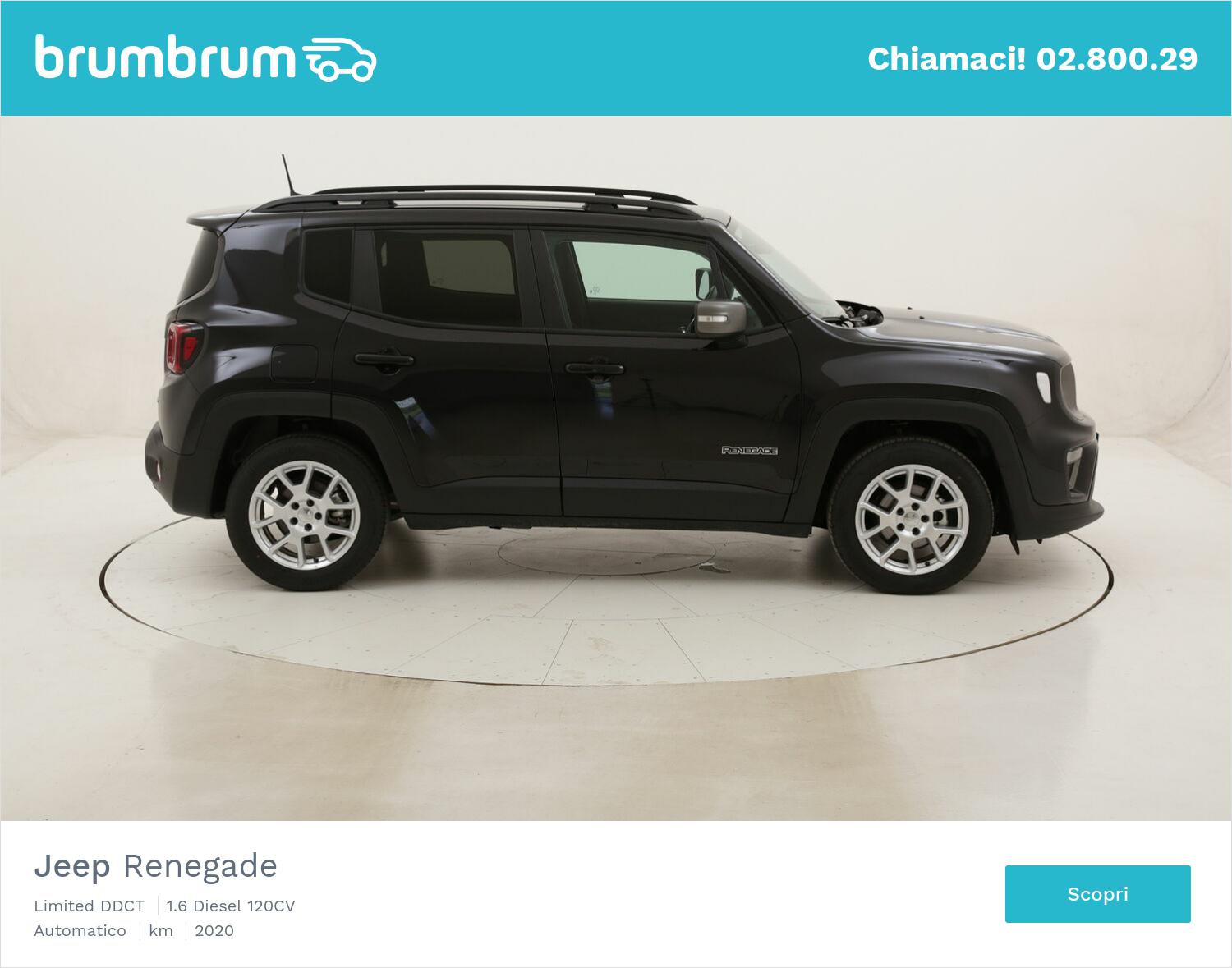 Jeep Renegade Limited DDCT usata del 2020 con 3.640 km | brumbrum