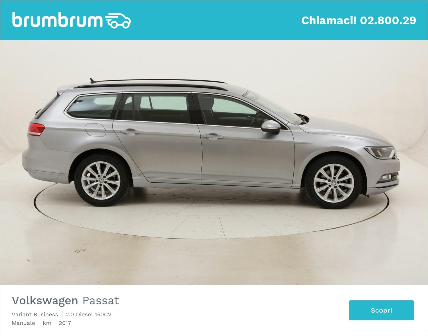 Volkswagen Passat Variant Business usata del 2017 con 68.023 km | brumbrum