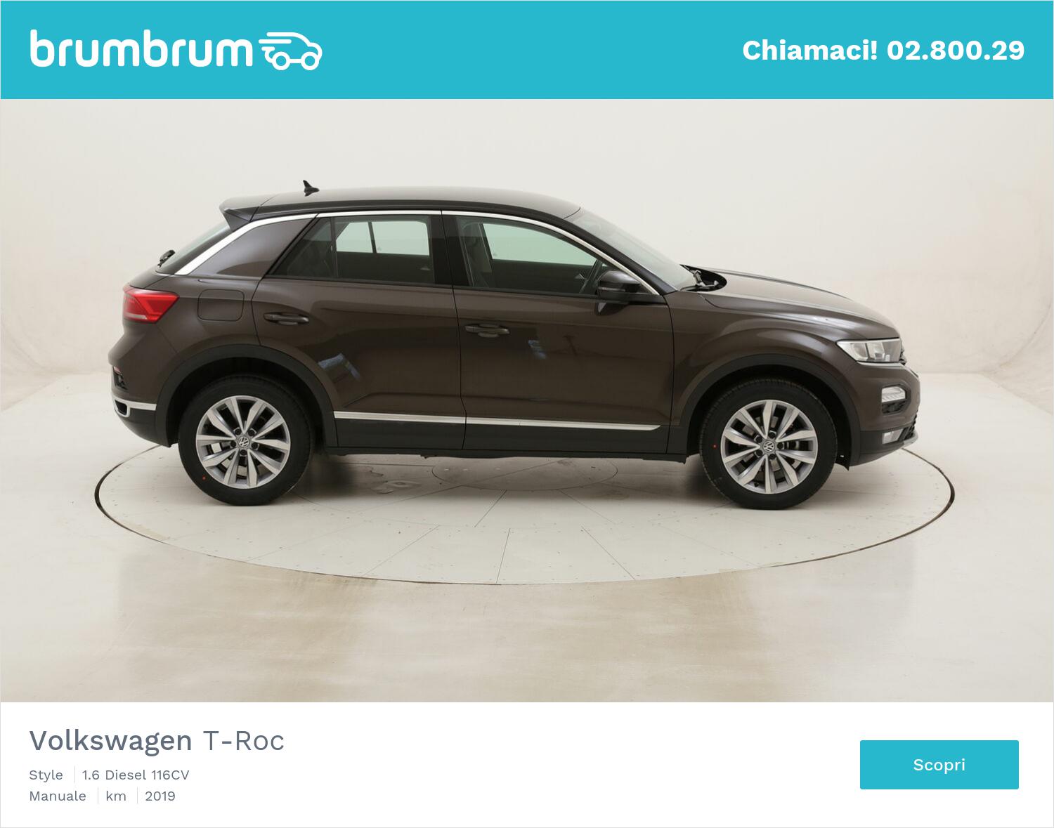 Volkswagen T-Roc Style usata del 2019 con 84.074 km | brumbrum