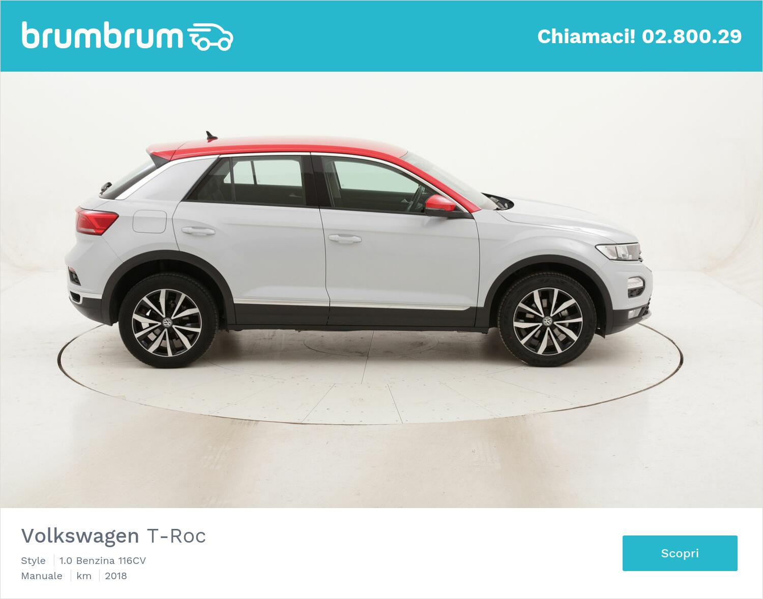 Volkswagen T-Roc Style usata del 2018 con 29.611 km | brumbrum