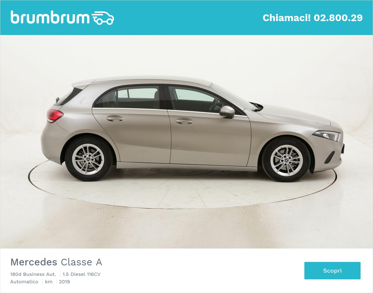 Mercedes Classe A 180d Business Aut. usata del 2019 con 11.691 km | brumbrum