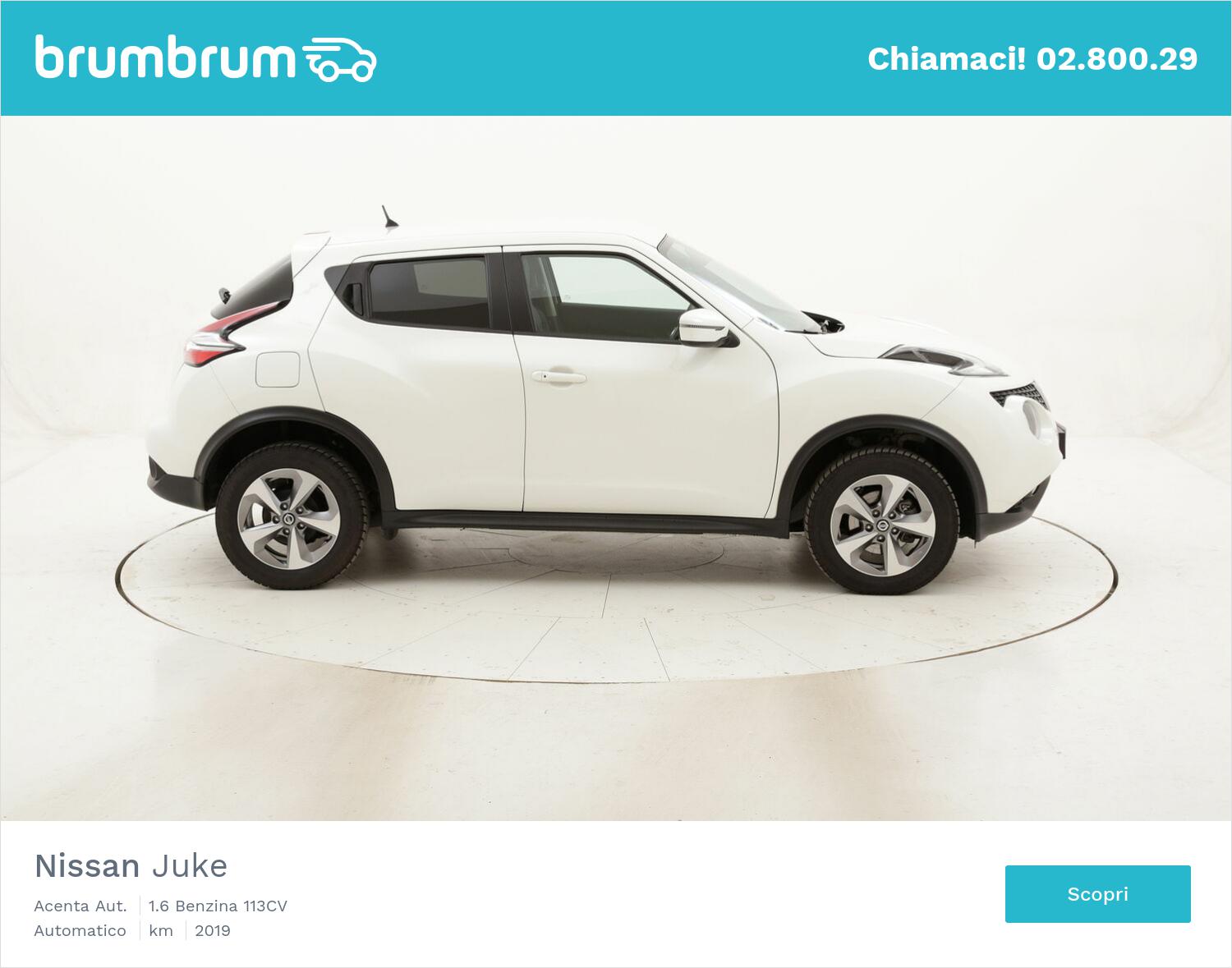 Nissan Juke Acenta Aut. usata del 2019 con 20.774 km | brumbrum