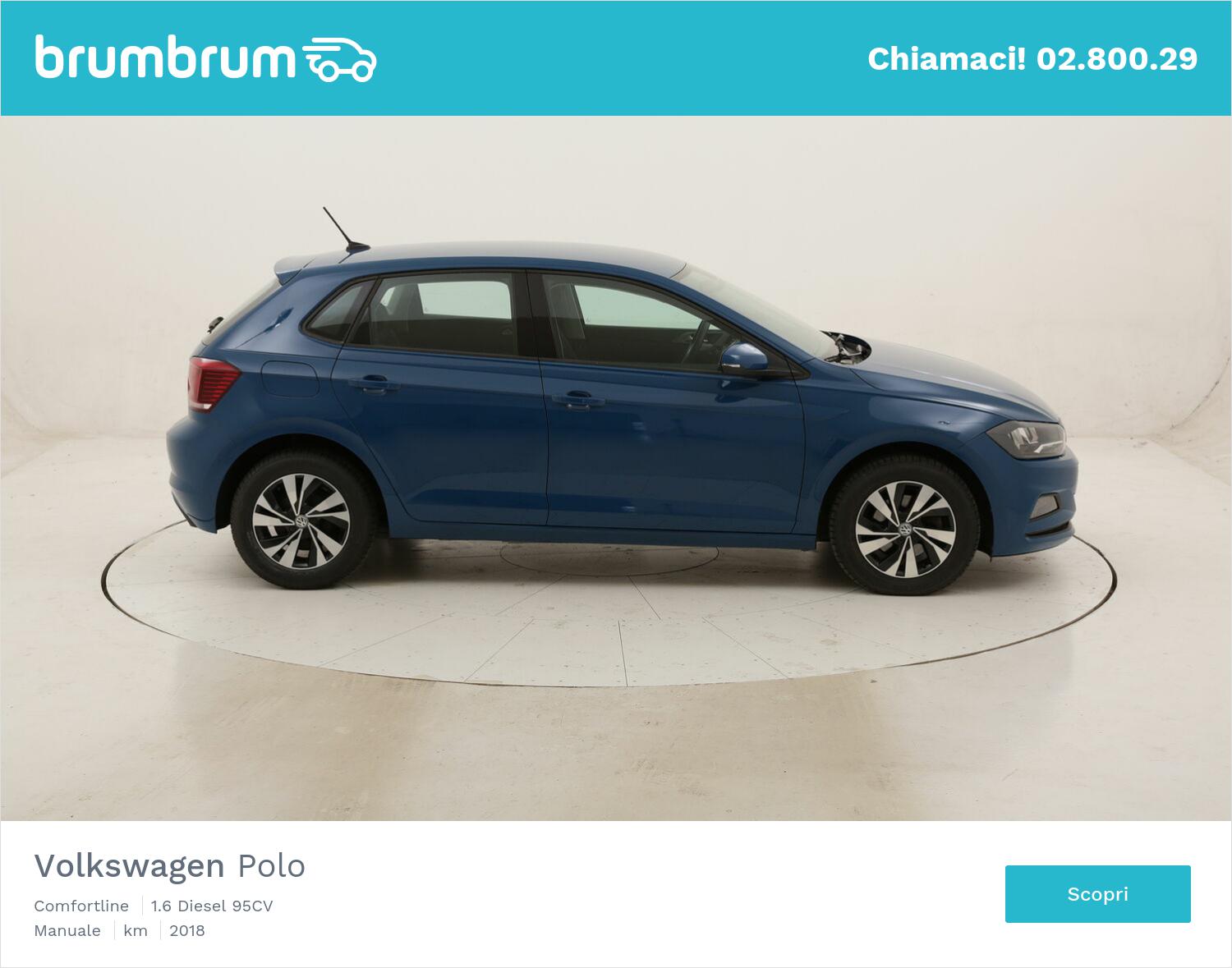 Volkswagen Polo Comfortline usata del 2018 con 65.185 km | brumbrum