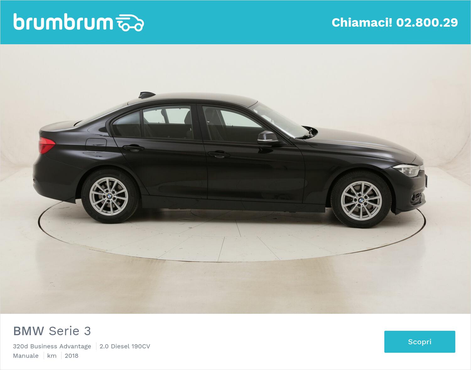 BMW Serie 3 320d Business Advantage usata del 2018 con 51.091 km | brumbrum